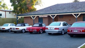 Mercedes Benzes at the Bushman's in Parkes.